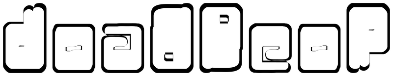 Ambigram for deadbeef in Digifit